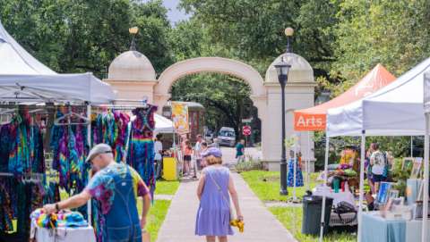 Arts Market New Orleans in Marsalis Harmony Park- June
