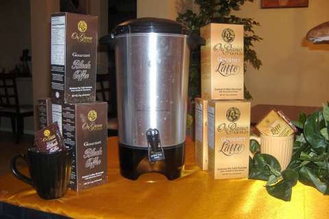 Black Coffee, Latte (w/cream & sugar)