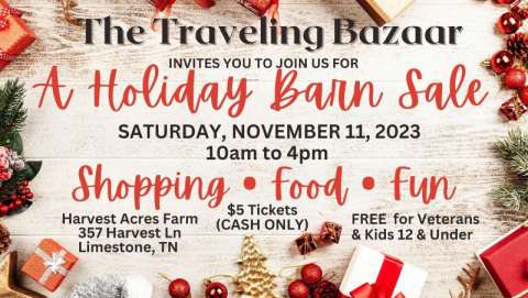 The Traveling Bazaar - Barn Sale