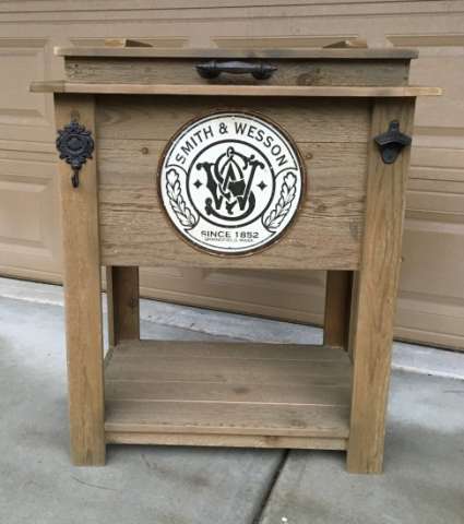 Rustic Cooler Stand