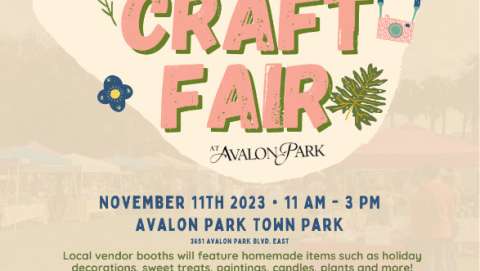 Avalon Park Craft Fair