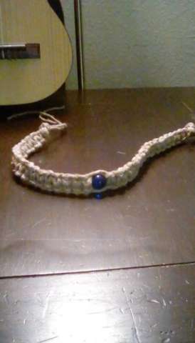 Knotted Necklace With Bead