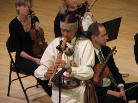 Arvel with the Rochester Chamber Orchestra