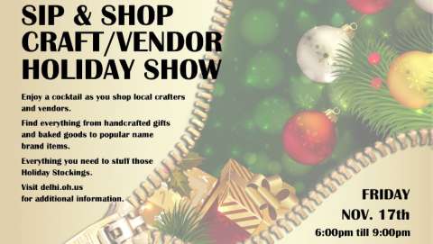 Delhi Sip & Shop Craft/Vendor Holiday Show