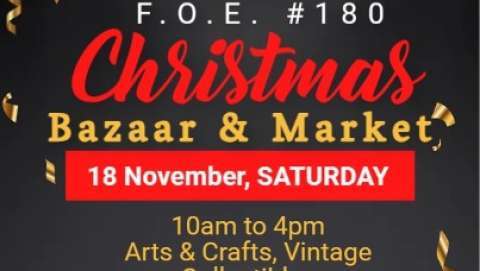 F.O.E. #180 Christmas Bazaar & Market