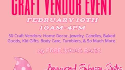 Valentine Craft Vendor Event