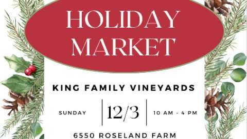 Holiday Market at King Family Vineyards