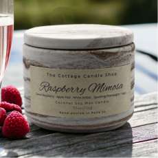 Raspberry Mimosa Coconut Soy Candle