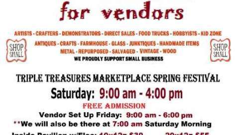 Triple Treasures Marketplace Spring Event