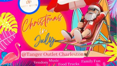 Christmas in July Beach Bash @Tanger Outlet Charleston!