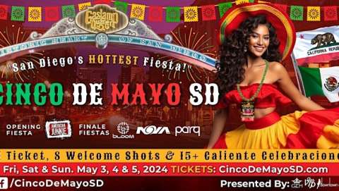 2024 Cinco de Mayo San Diego Resto Bar & Club Crawl | F