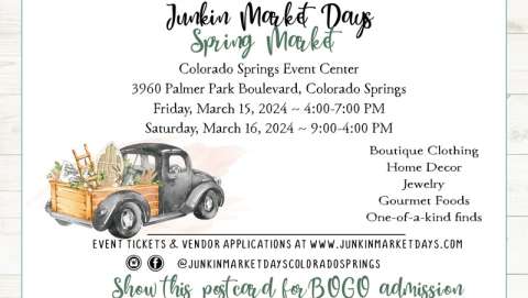 Junkin' Market Days - Colorado Springs - Spring Market
