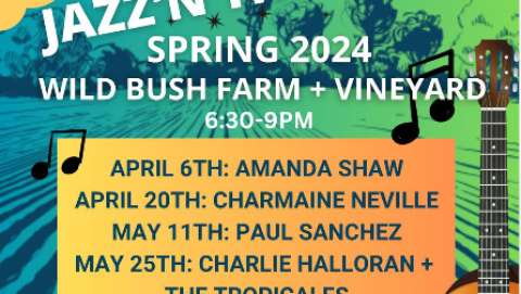 Jazz'N the Vines - April