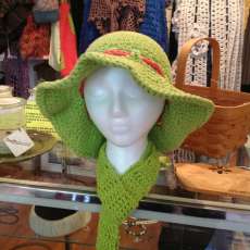 100% Cotton Summer Hat & Scarf
