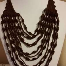 Handmade Crochet Maxi Necklace