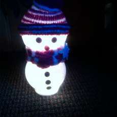 swirly the lighted snowman