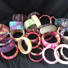 Batik Bangle Bracelets
