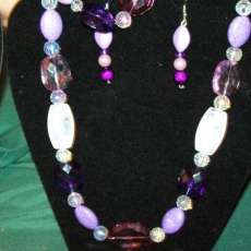 Pretty Purple Necklace Set (3) Designer Series