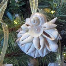Coastal Holiday Ornaments or Beach Inspired Hanging Charms