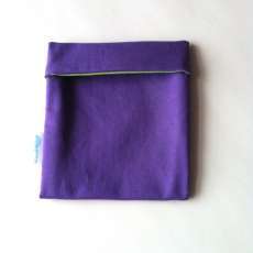 Small Purple Handmade Privacy Pouch, Optional Color Choices