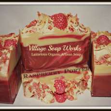 Raspberry Porter Shea Butter Soap (Made with locally brewed raspberry porter)