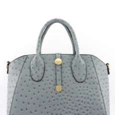 Grey-Top Handle Bag