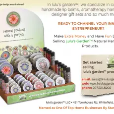 Make Extra Money Selling Lulu's Garden Handmade Natural Products