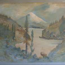 Oil Painting by Tim Oleary,52"x58" including frame
