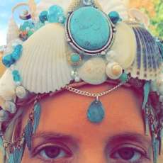 Mermaid Crown in Turquoise