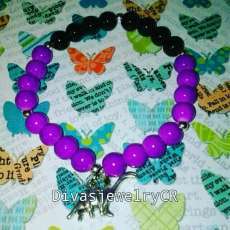 Purple Rain Bracelet Handmade