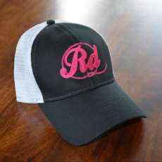 Black and Pink Hat