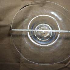 Blown glass plate
