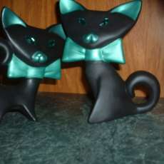 Ceramic Mod Cats