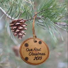 Christmas Ornament - Our First Christmas 2019