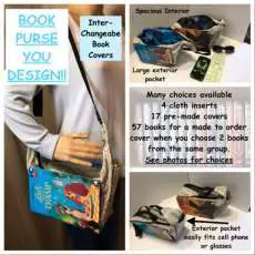 Book Purse with changeable covers