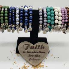 Faith of A Mustard Seed Bracelet with Faith charm