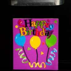 Balloons themed Magnetic Birthday Greeting