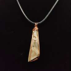 Conical shaped petosky pendant