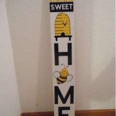 36" Home Sweet Home with BEE and Hive
