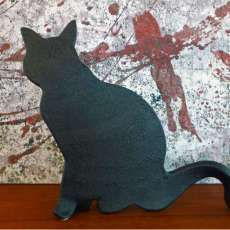 Sitting Cat (with tail) Shadow (Animal Guardian Series)