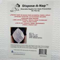 Dispose A Nap Buttonhole Napkin Bib