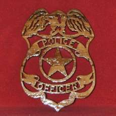 Police badge wall Plaque