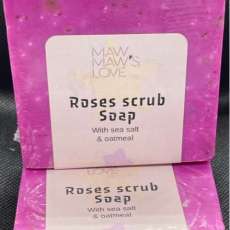 Rose scrubs All-Natural Artisan Soap