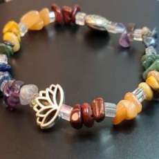 Semiprecious stone bracelets