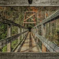 Toccoa River Swinging Bridge, Georgia