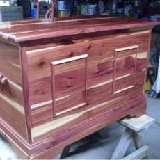 Custom made cedar chest