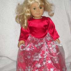 Dresses with long sleeves  fits 18 inch doll clothes