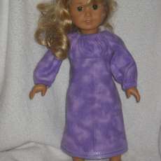pj's, night gowns, fits 18 inch doll and 16 inch doll