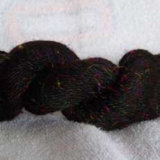 100% alpaca yarn w/sari silk