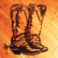 Double Boots with Spur